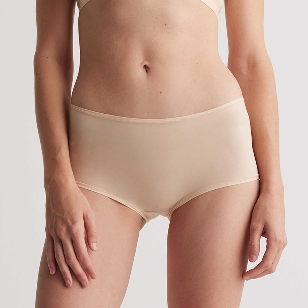 Quince Second Skin Boyshort Beige Small (4)